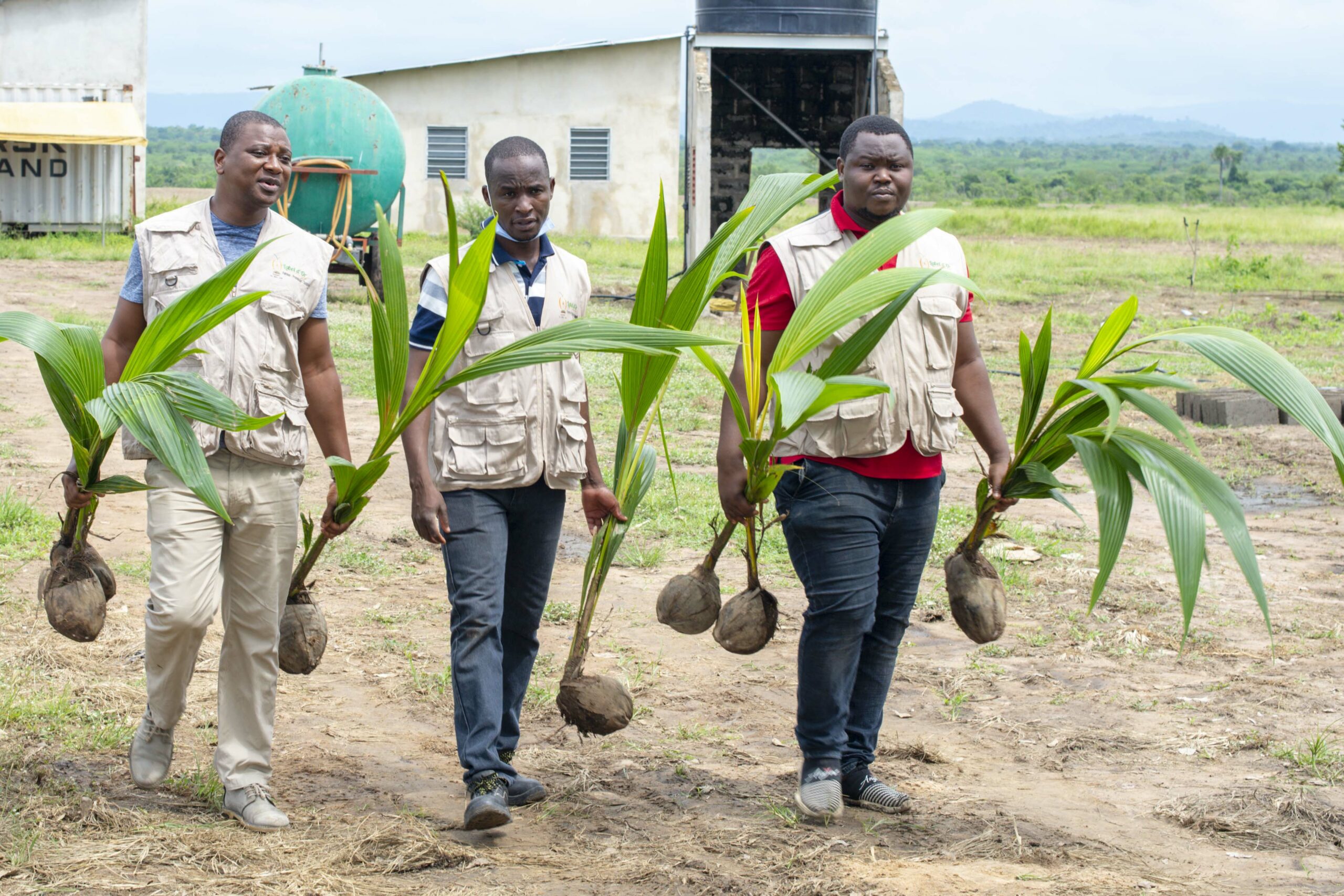 Le staff qui va planter