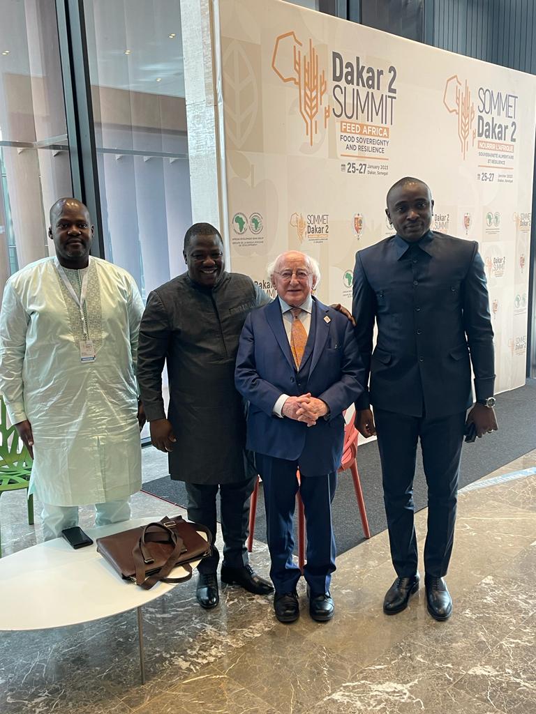 La Société civile togolaise avec S.E. Michael D. Higgins