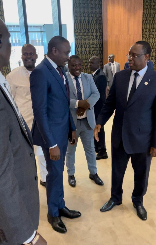 Discussions avec le Président de la République du Sénégal et Président de l'Union Africaine